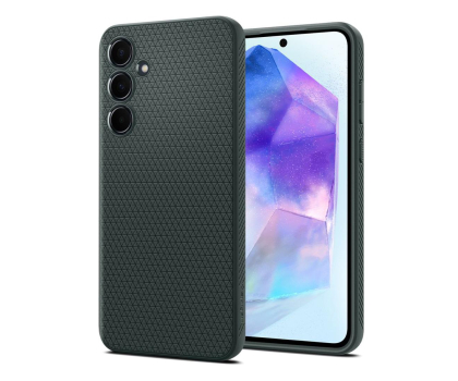 Etui do telefonów Spigen Liquid Air do Samsung Galaxy A55 5G Abyss Green